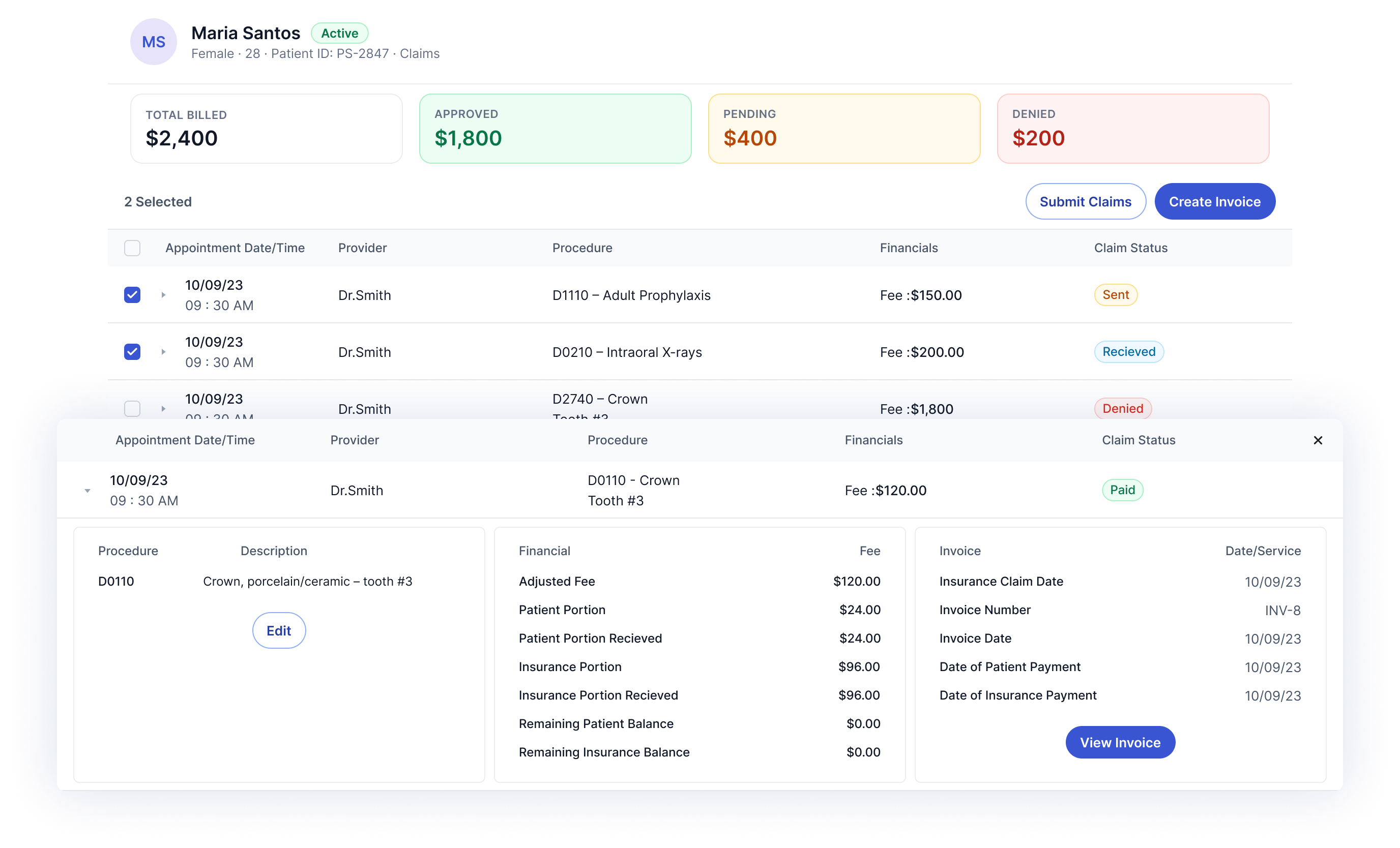 Submit and Track Claims Without Leaving the System